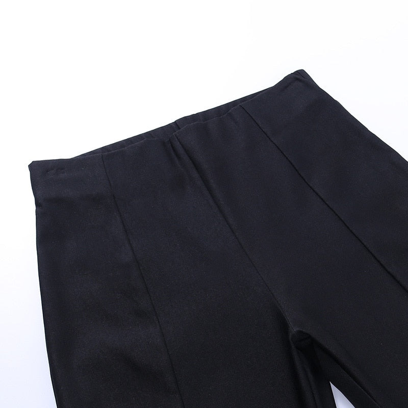 Slim Split Pencil Pants