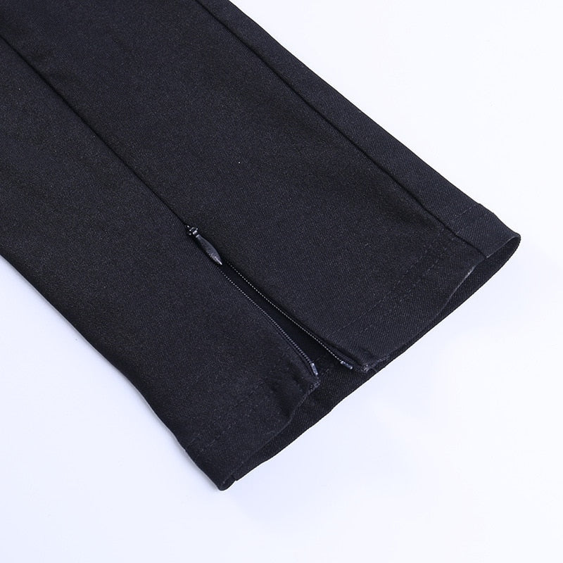 Slim Split Pencil Pants