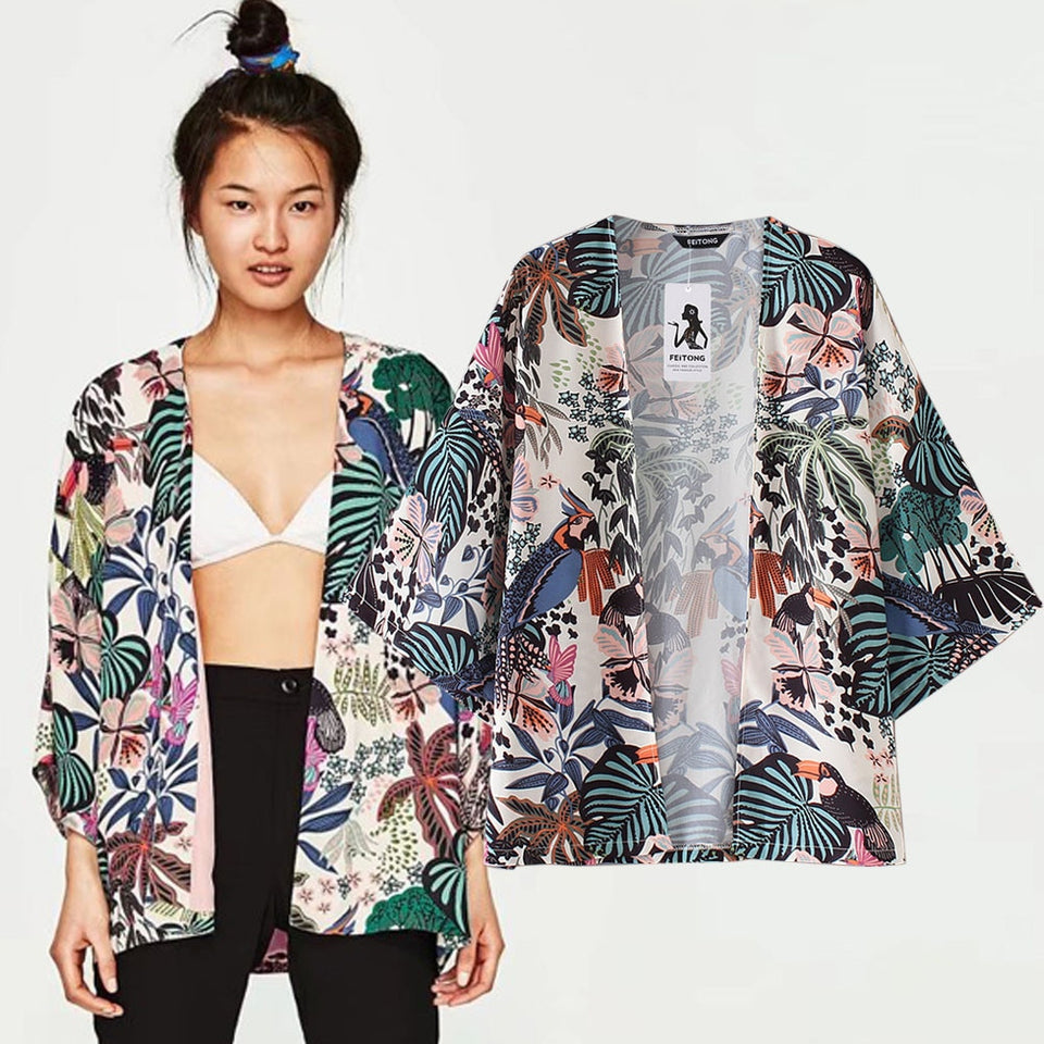 Beach Chiffon kimono
