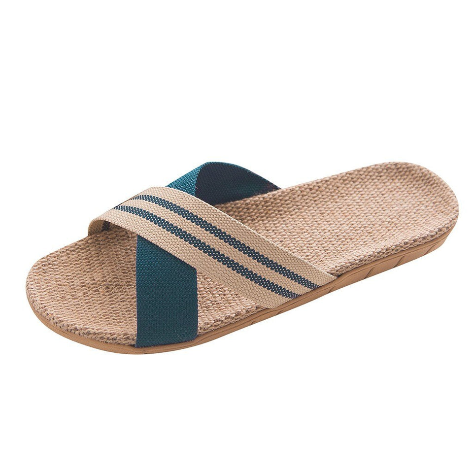 Linen Beach non-slip slippers