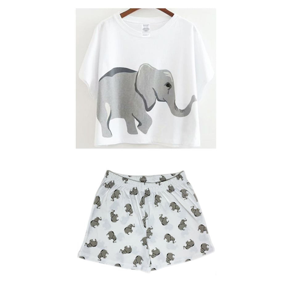 Elephant Pajama Set
