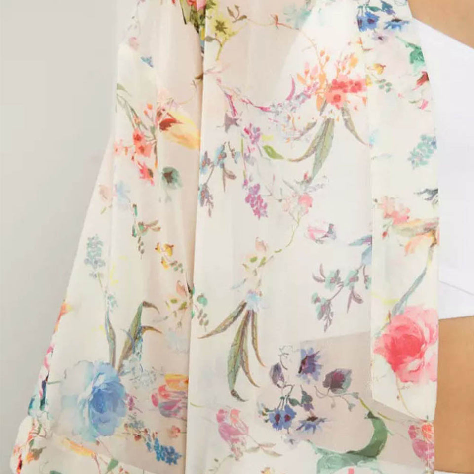Floral Chiffon Kimono