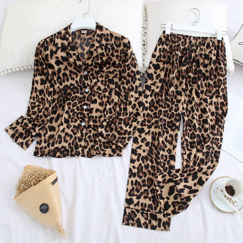 Long Sleeve Silk Pajamas