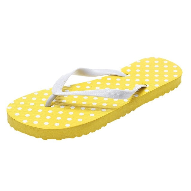 Summer Dot Beach Anti-slip Flip Flops