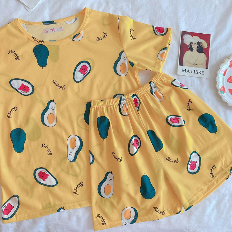 Avocado Pajama Set