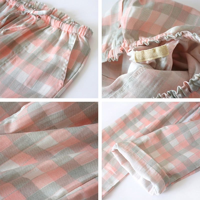 Double-layer Pink Pajama Pants